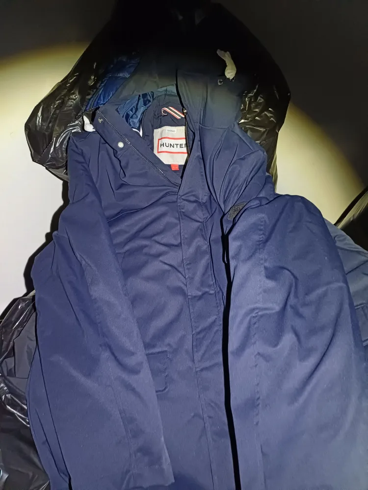 Hunter Navy Blue Parka Jacket - Size XL/TG image indicator(2)