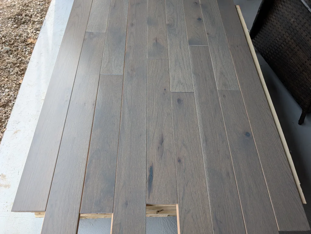 Brand New grey Hickory Slate Hardwood Flooring image indicator(3)