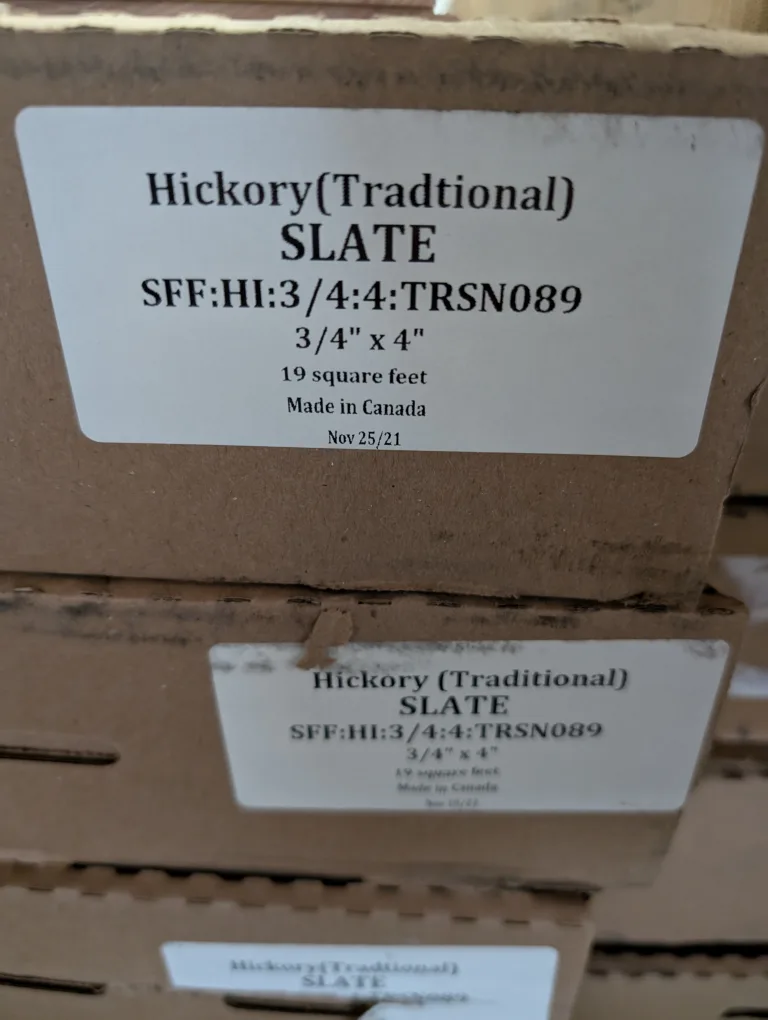 Brand New grey Hickory Slate Hardwood Flooring image indicator(8)