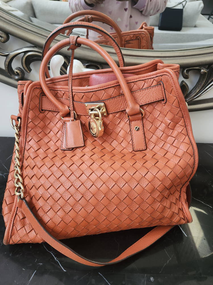Michael Kors Woven Leather Handbag