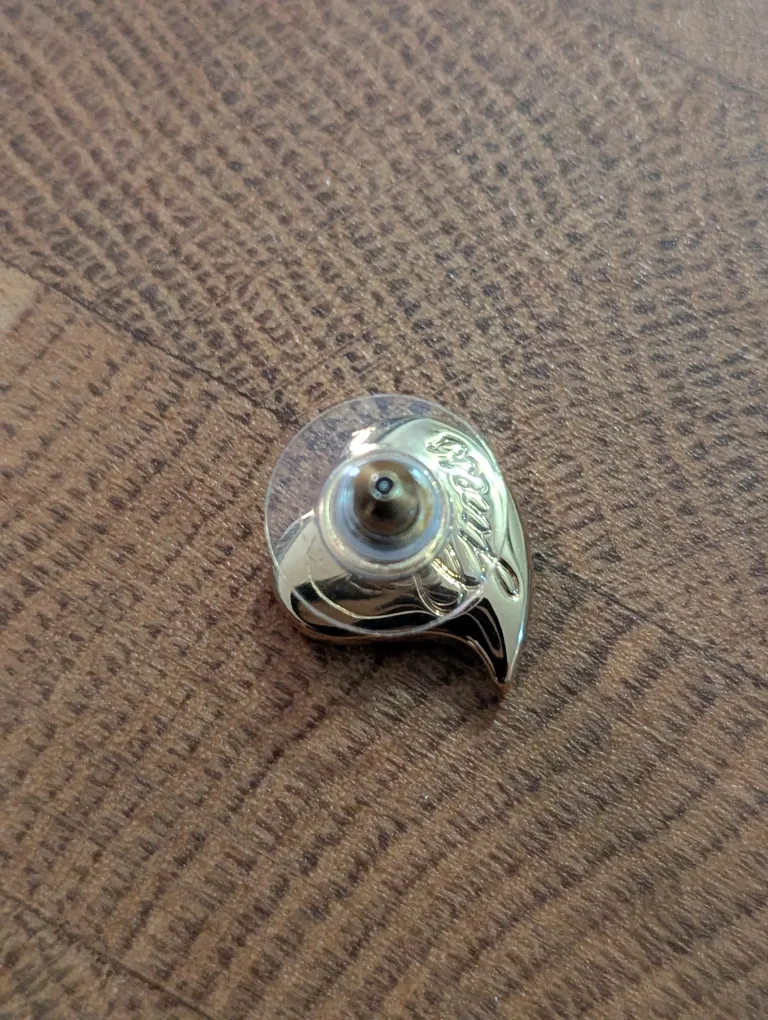 Guess Gold-Tone Heart-Shaped Earring image indicator(2)