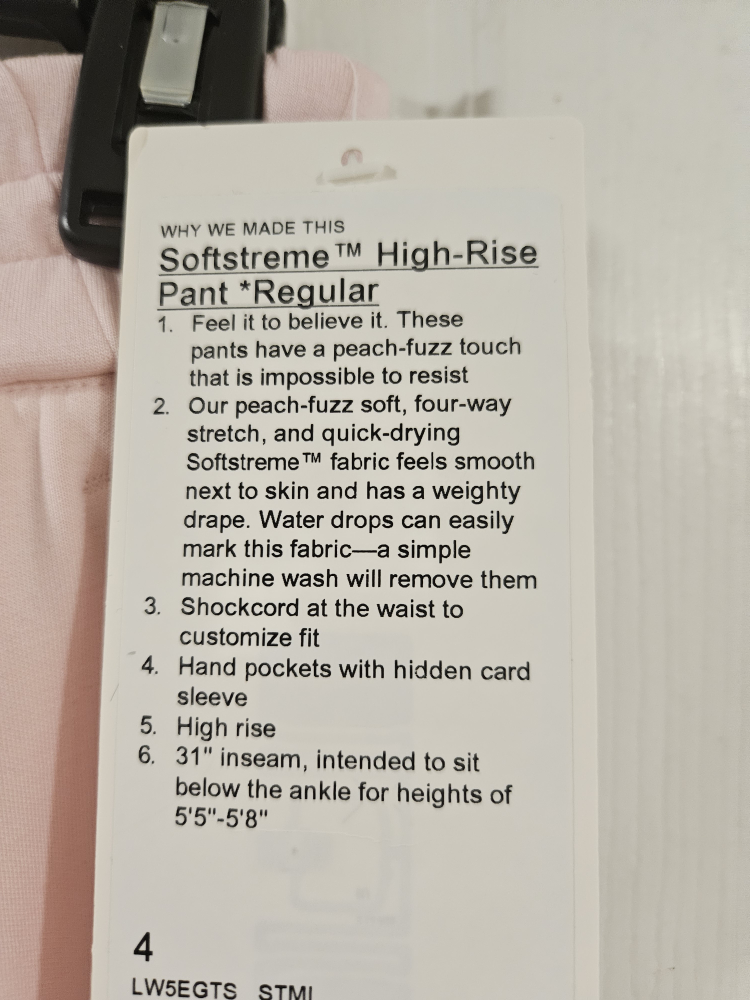 BNWT Lululemon SoftStreme High-rise Pant - photo 3