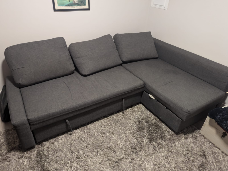 IKEA FRIHETEN Corner Sofa-Bed with Storage