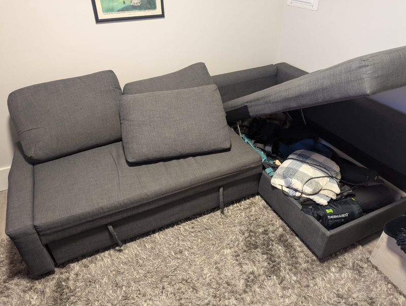 IKEA FRIHETEN Corner Sofa-Bed with Storage - photo 4