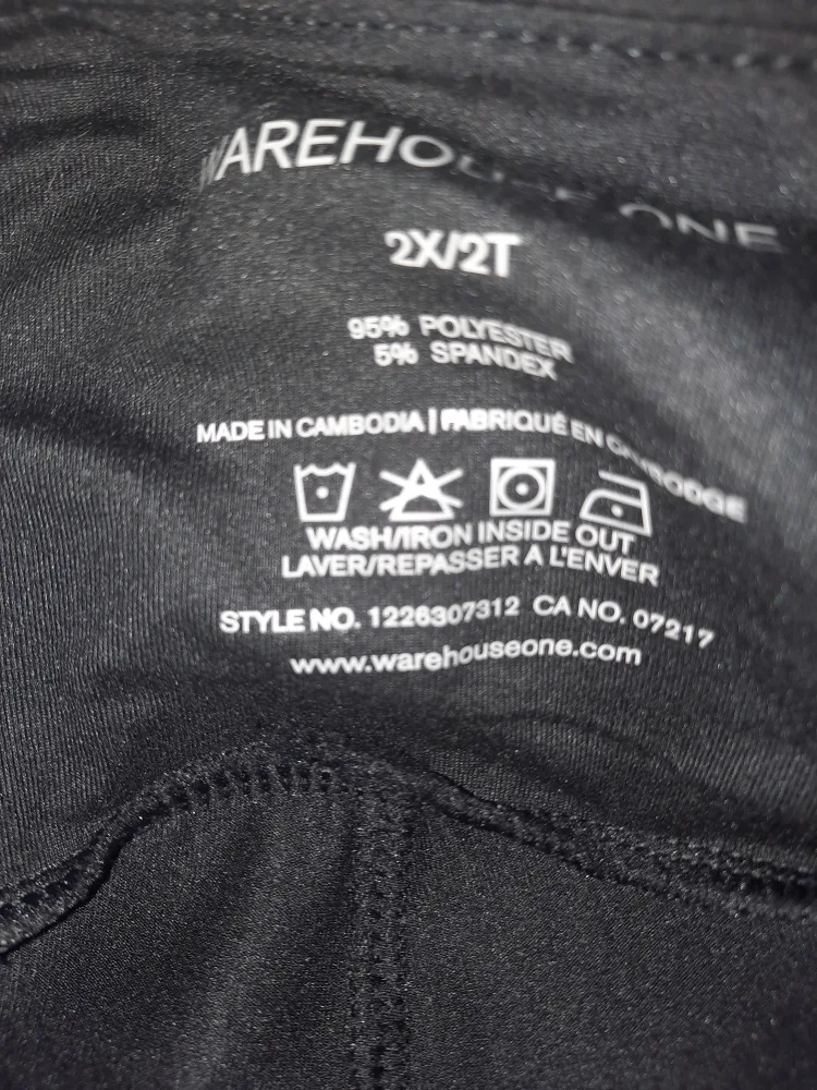 Black Leggings - Size 2X pick up only image indicator(3)