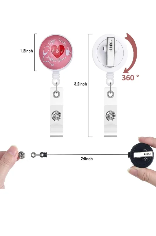 Nurse Doctor Badge holders Reels image indicator(6)