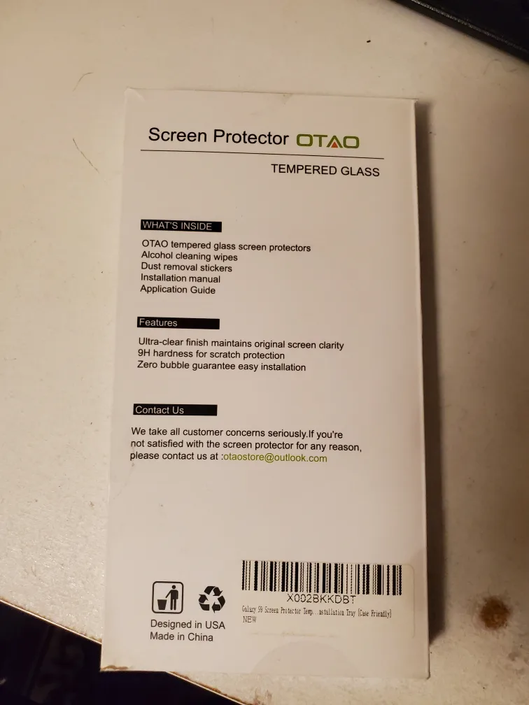 Samsung S9 Tempered Glass Screen Protector image indicator(2)