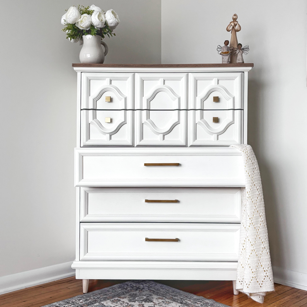 Bedroom Set - White Dresser, Two Nightstands, and Tall Chest - photo 4