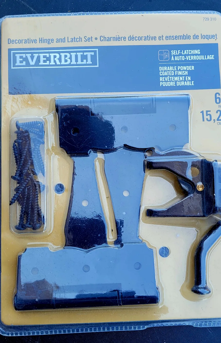 EVERBILT Decorative Hinge and Latch Set image indicator(4)