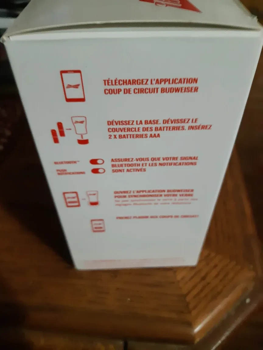 Budweiser Home Run Glass with Toronto Blue Jays Logo image indicator(3)