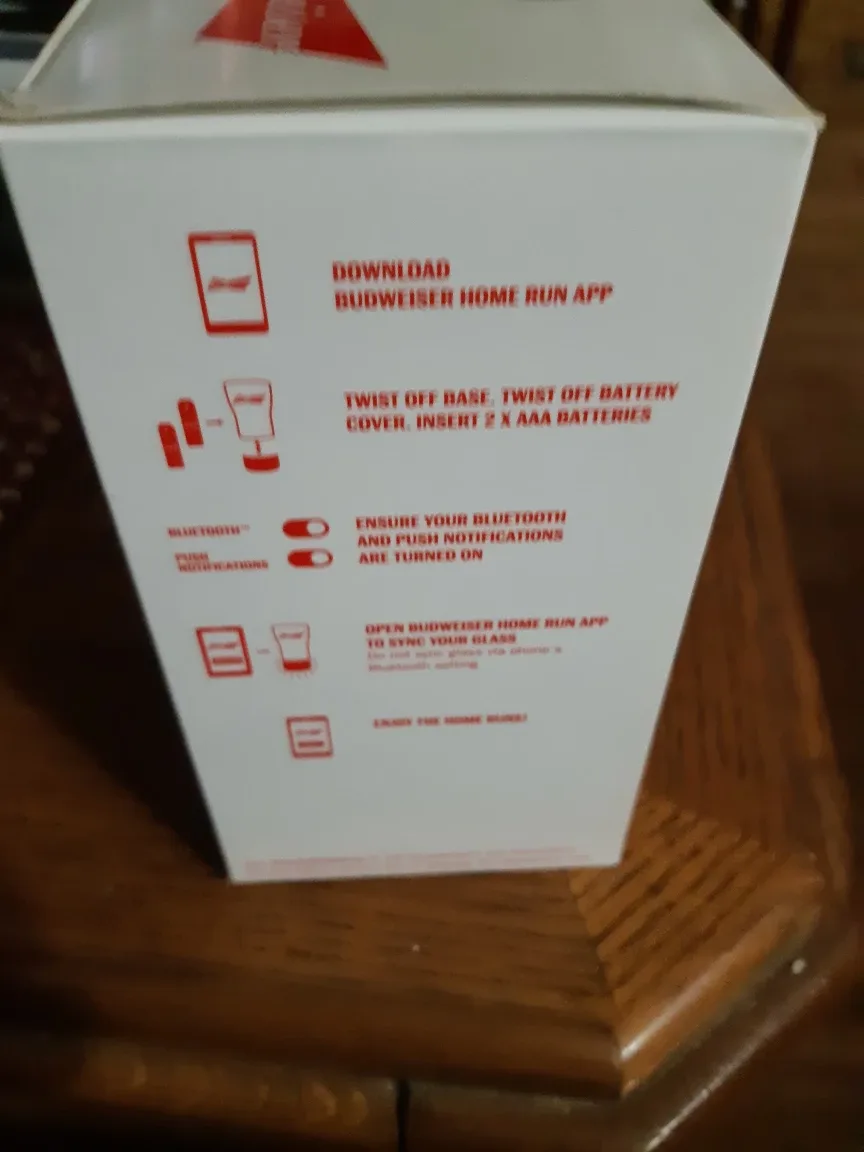 Budweiser Home Run Glass with Toronto Blue Jays Logo image indicator(4)