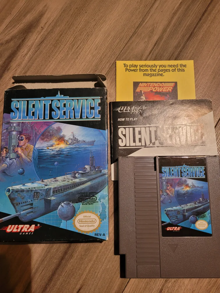 NES Silent Service Complete in Box image indicator(3)