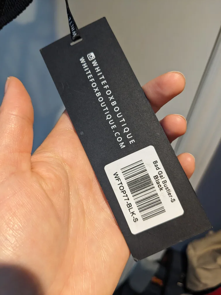 White Fox Bustier size Small BNWT image indicator(9)