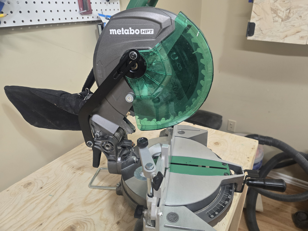 10 inch  single bevel Metabo HPT Compound Mitre Saw - photo 3