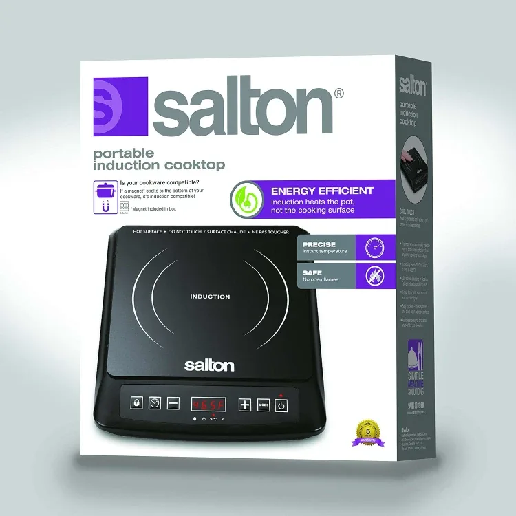 Salton Portable Induction Cooktop image indicator(3)