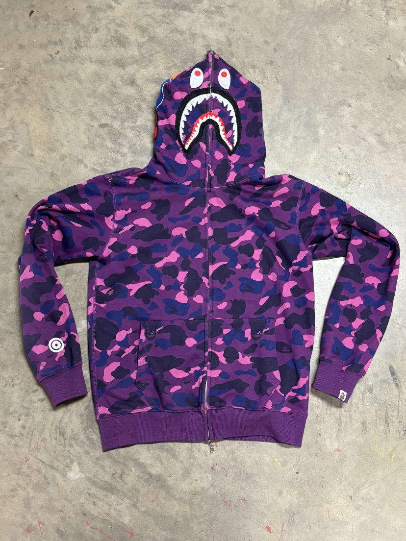Bape Hoodie Purple