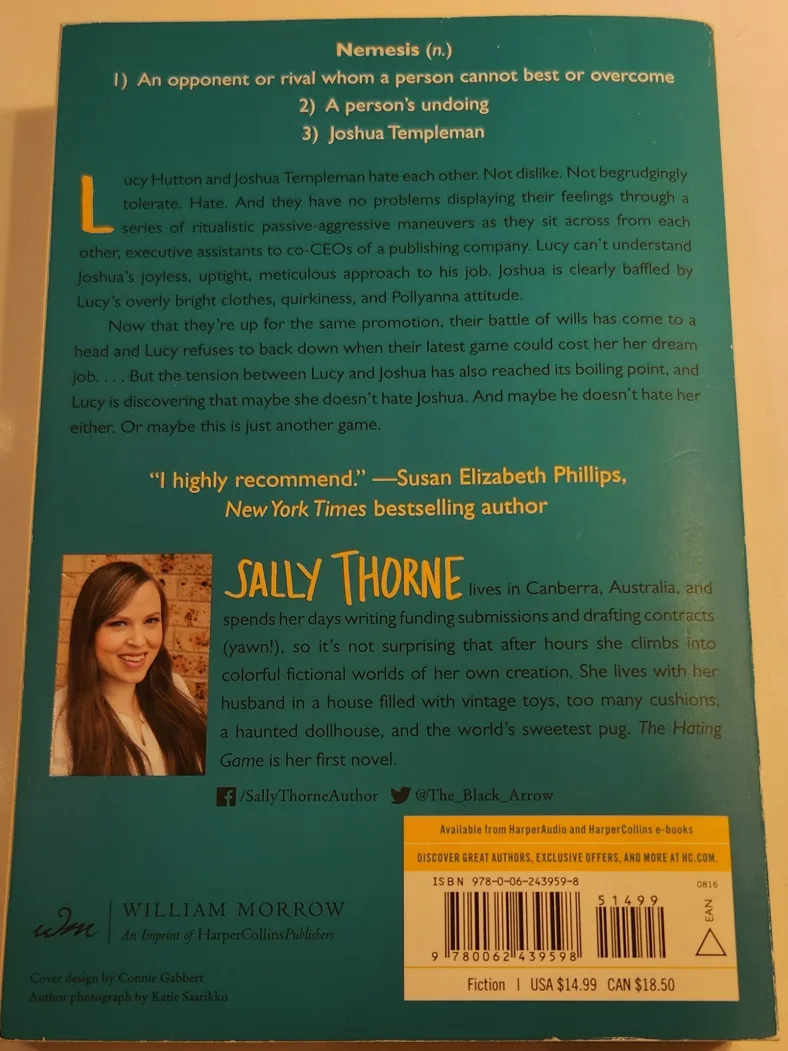 The Hating Game by Sally Thorne - Softcover Novel image indicator(2)