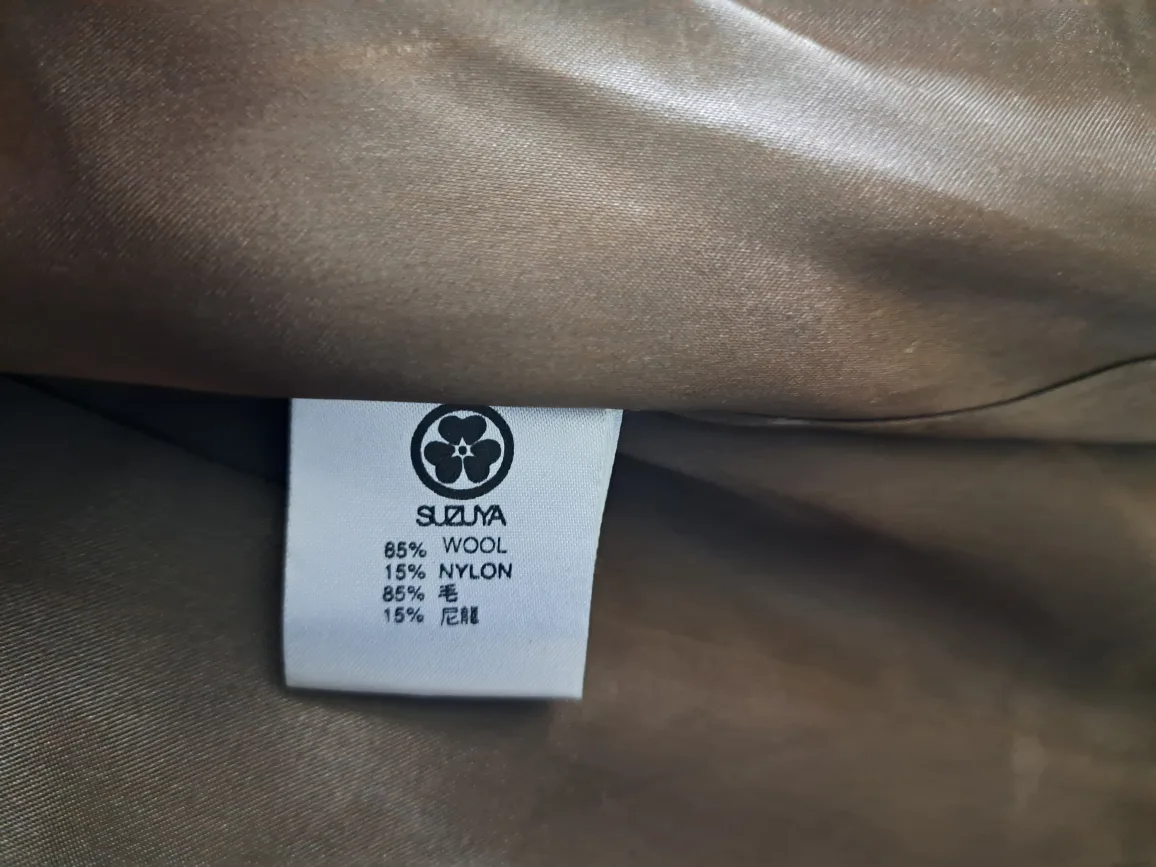 Suzyna Women's Brown Wool Blend Coat, Size M image indicator(5)