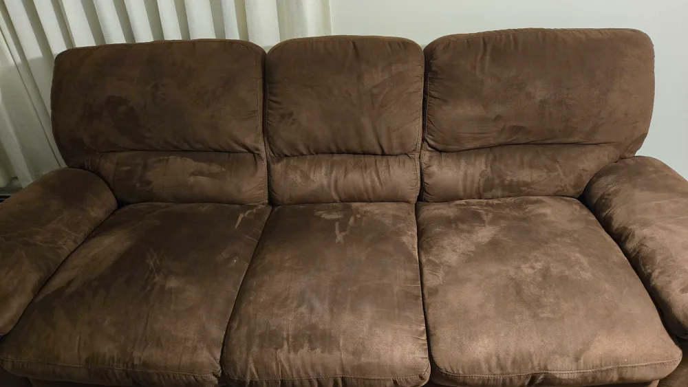 Brown Reclining Sofa image indicator(2)