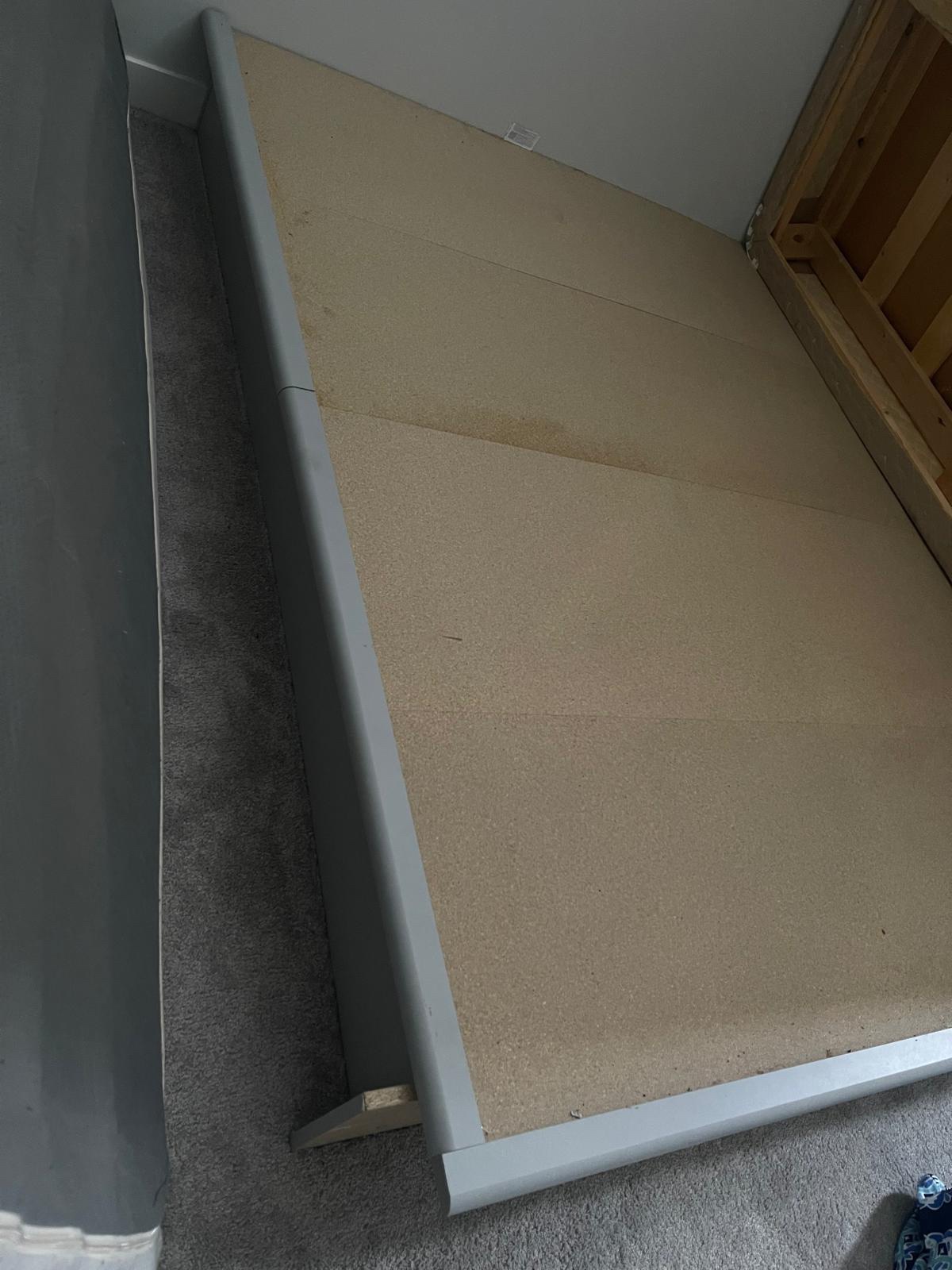 Queen Platform Bed Frame - Grey