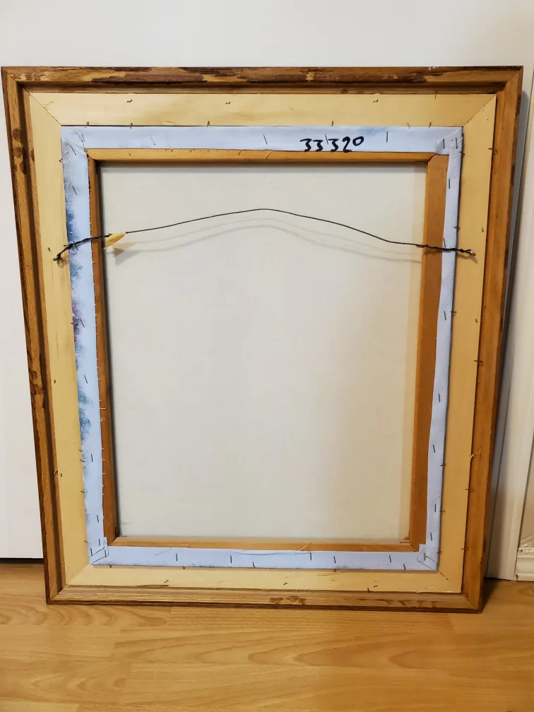 Vintage Framed Painting by S. Reed image indicator(4)