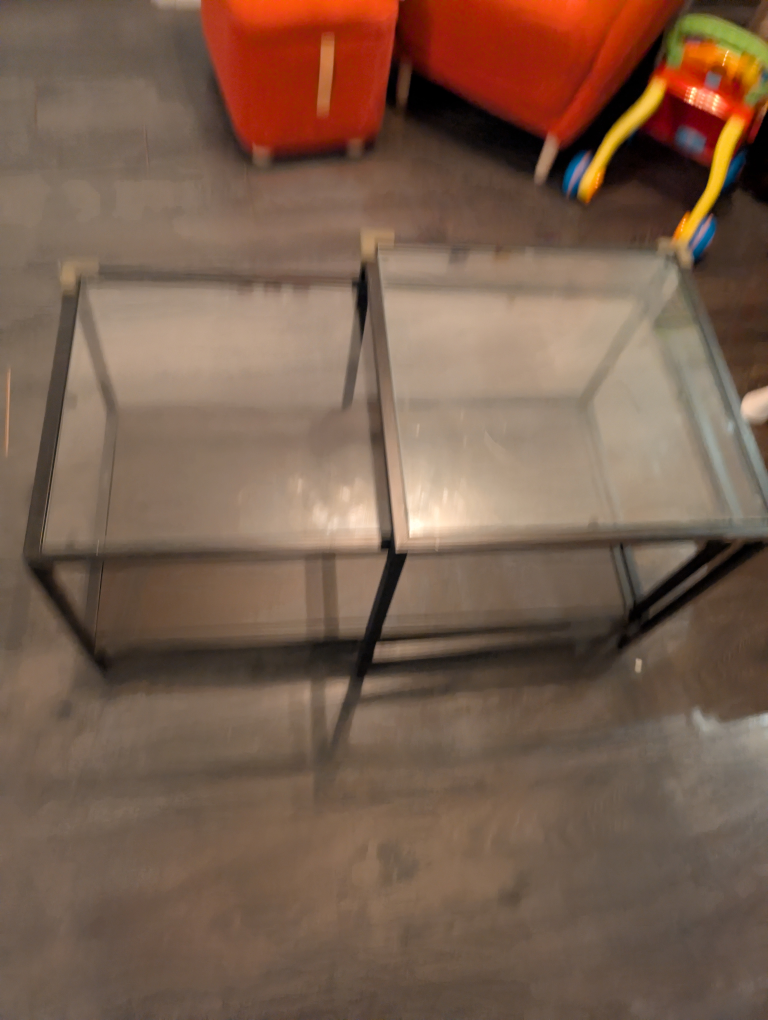 Nested Glass Top Coffee Table - photo 3
