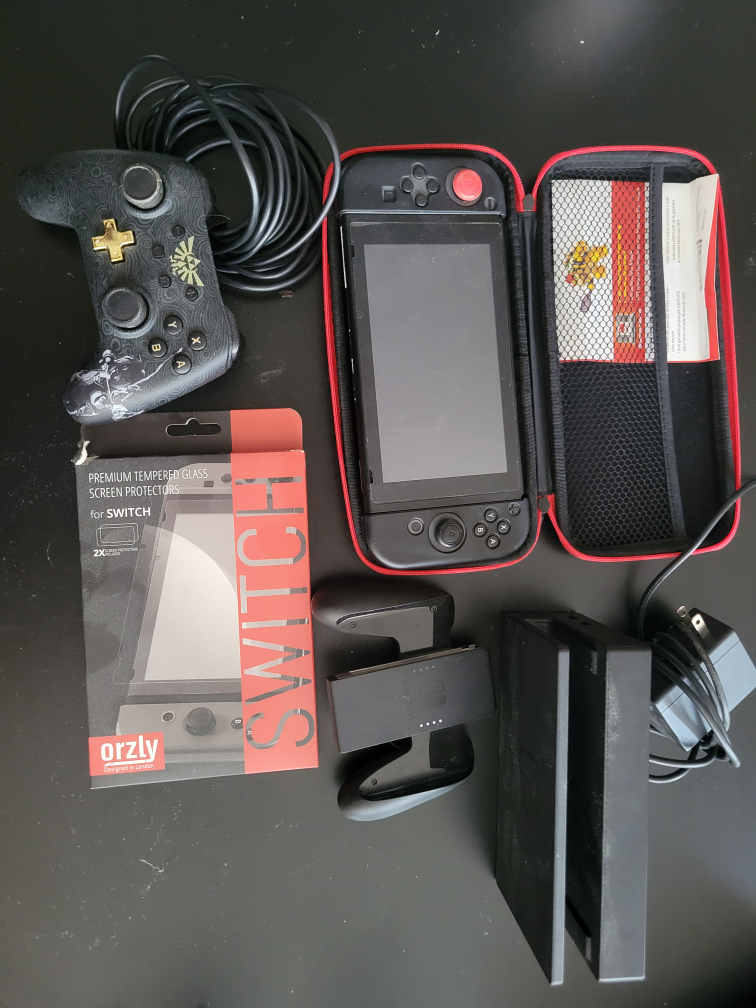 Nintendo Switch Bundle -  Game Console, Controller, Accessories