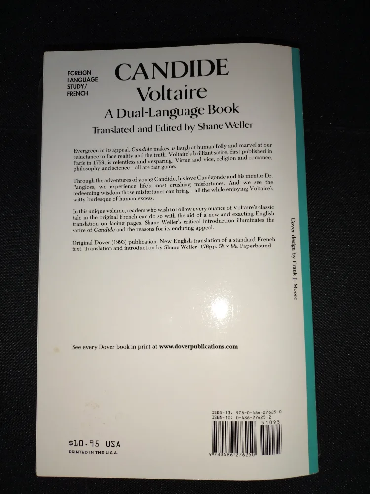Candide: A Dual-Language Book by Voltaire 🧡 image indicator(2)
