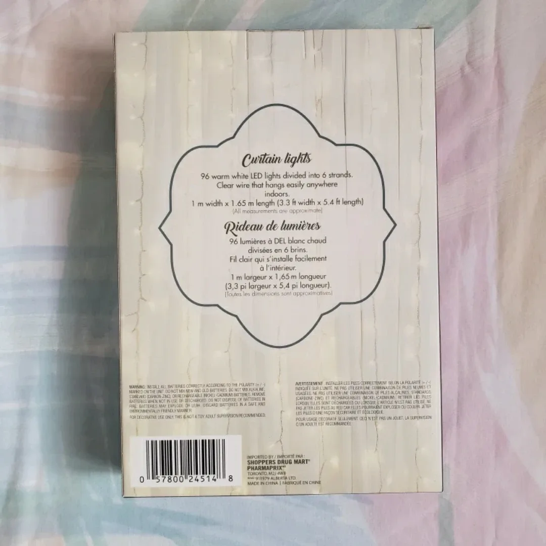 🆕Curtain Lights - Warm White image indicator(2)