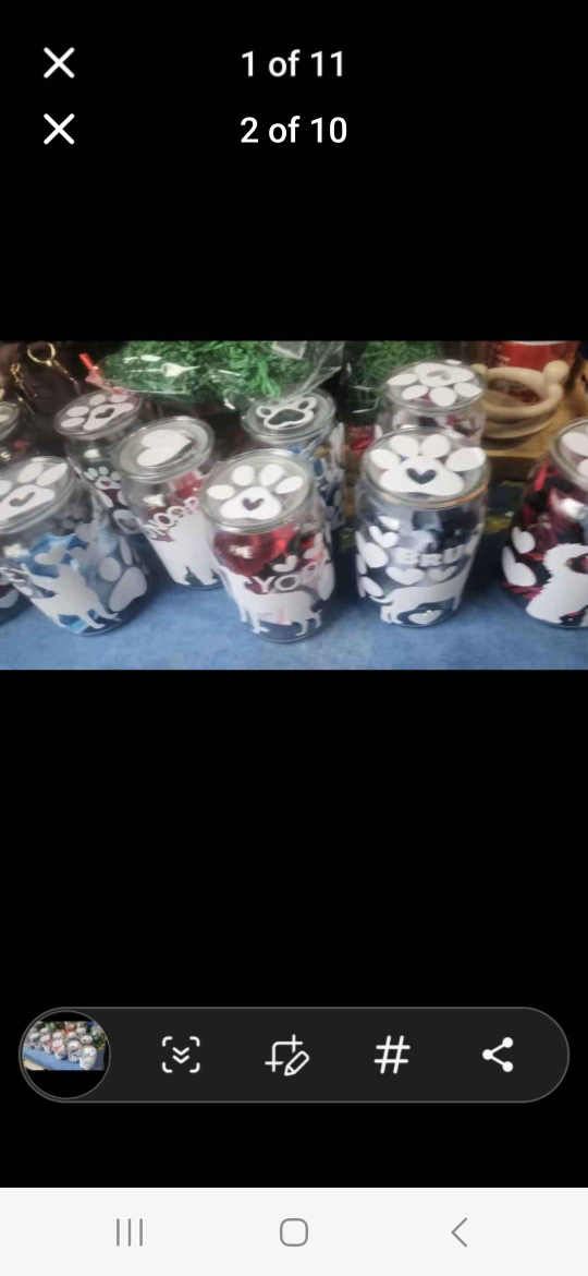 Set of Dog Themed Glass Jars - photo 3