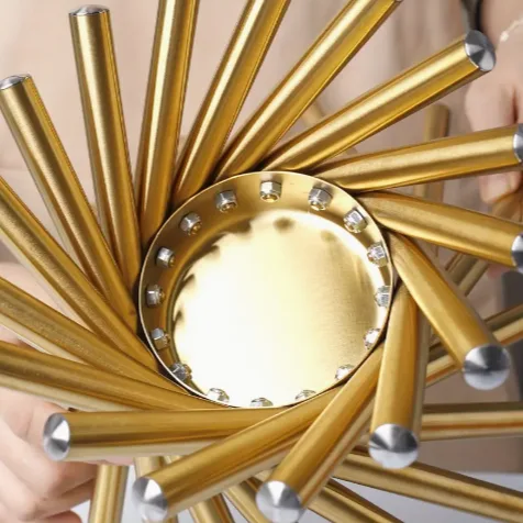 Luxury Golden Fruit Basket/Bowl image indicator(3)