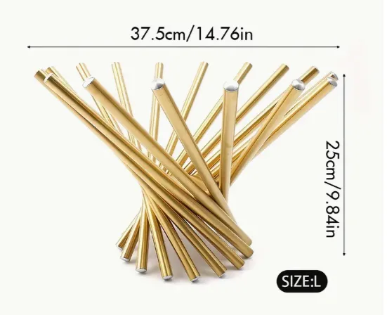 Luxury Golden Fruit Basket/Bowl image indicator(4)