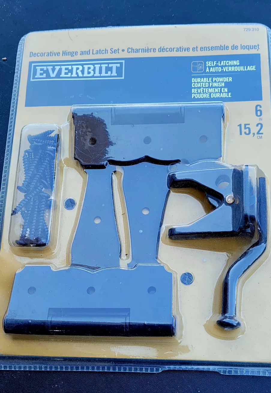 EVERBILT Decorative Hinge and Latch Set image indicator(2)