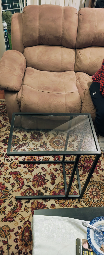 Glass-top Side Table - photo 3