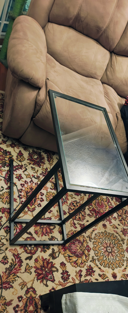 Glass-top Side Table - photo 4