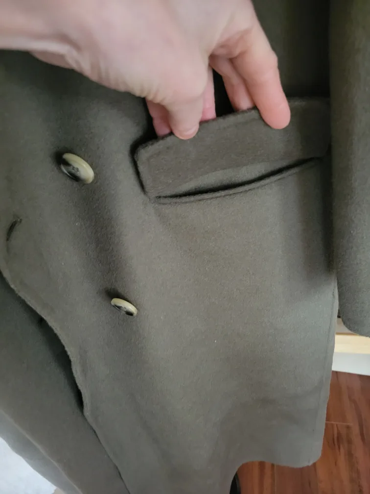 Selected Femme Oversized Double-Breasted Wool Coat image indicator(2)