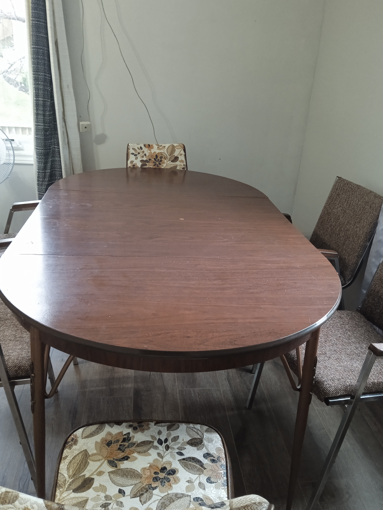 dining table with chairs