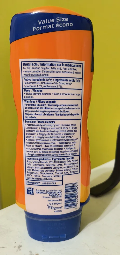 Banana Boat Ultra Sport Sunscreen Lotion SPF 30 - 315ml image indicator(2)