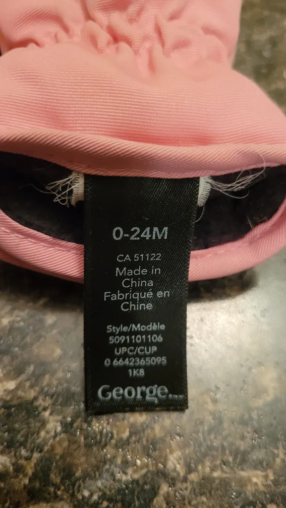 Baby Pink Mittens - Size 0-24 Months 🧡 image indicator(2)