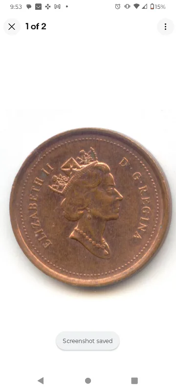 1999 Canadian One Cent Coin image indicator(2)