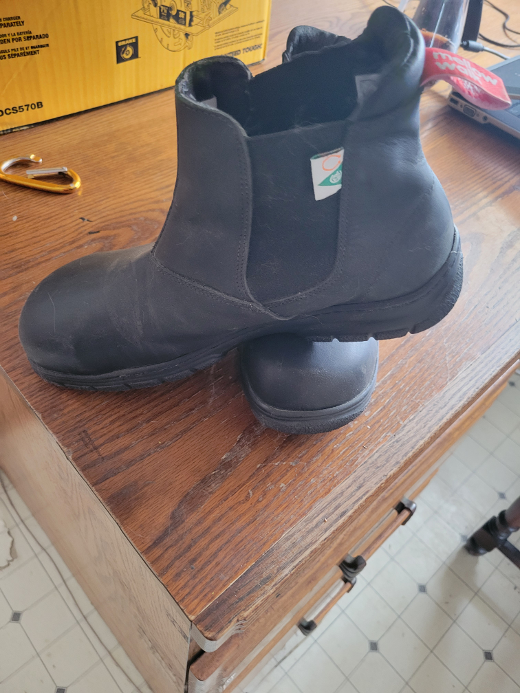 leather steel toed mellow walk boots - photo 2