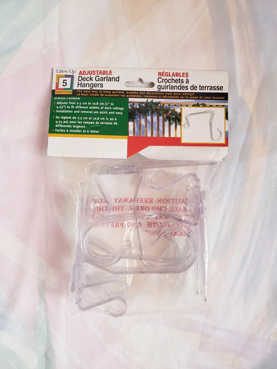 All-in-One Clips & Adjustable Deck Hangers ($10 for all) image indicator(2)