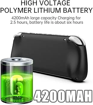 POWKIDDY RGB MAX2 Handheld Game Console - White image indicator(5)