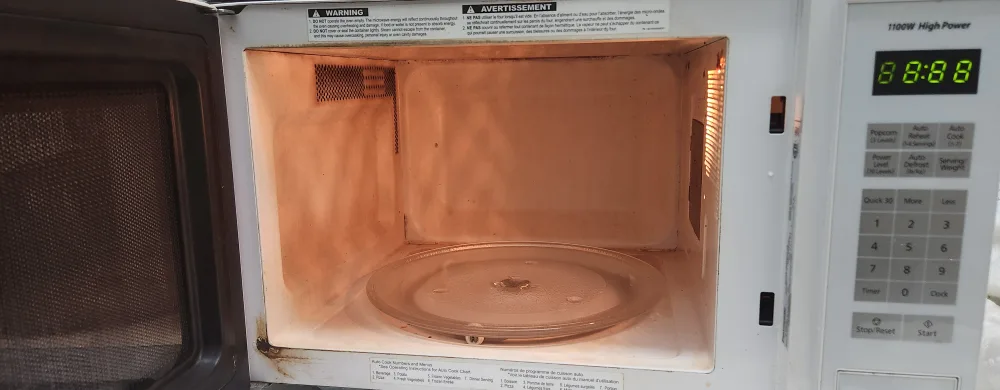 Panasonic 1100W Microwave image indicator(2)