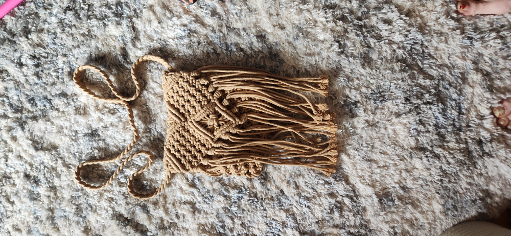 Boho Macrame Crossbody Bag
