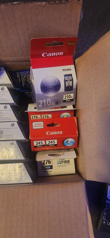Bulk Lot of HP and Canon Ink Cartridges - photo 3