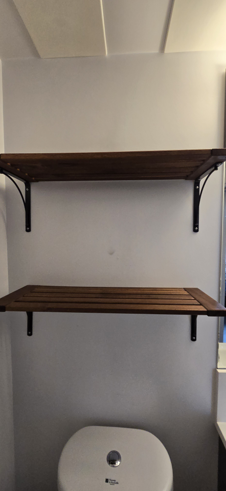 Set of  2 IKEA Wooden Wall Shelves - photo 2