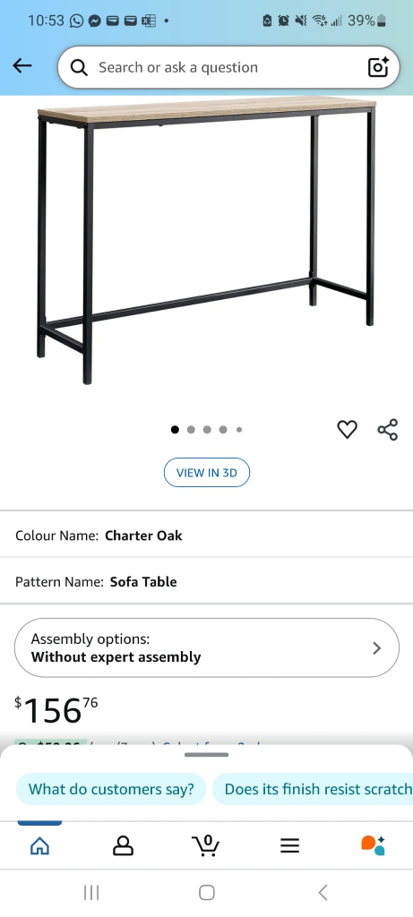 New in Box!  Charter Oak console Table - photo 2