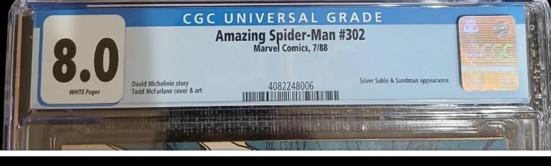 CGC Graded 8.0 Amazing Spider-Man #302 Marvel Comics image indicator(3)