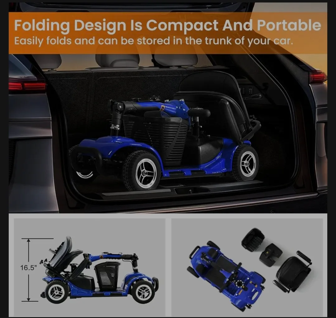 Mobility Scooter - Blue image indicator(9)